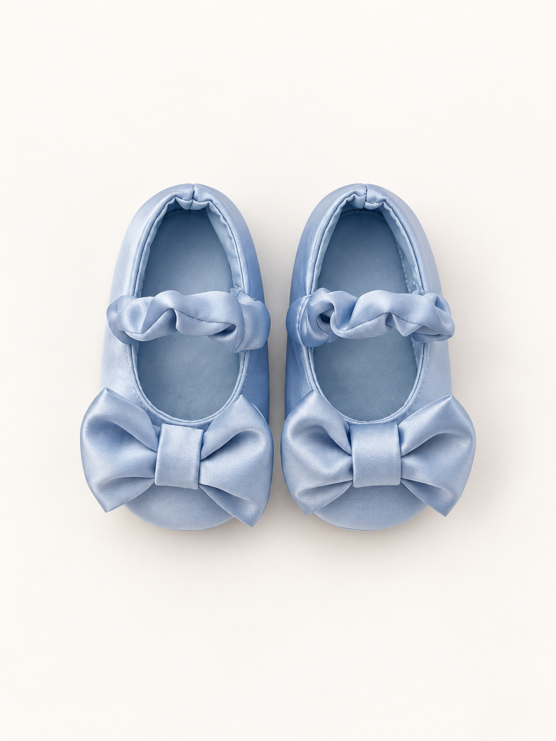 Ballerine in seta celeste