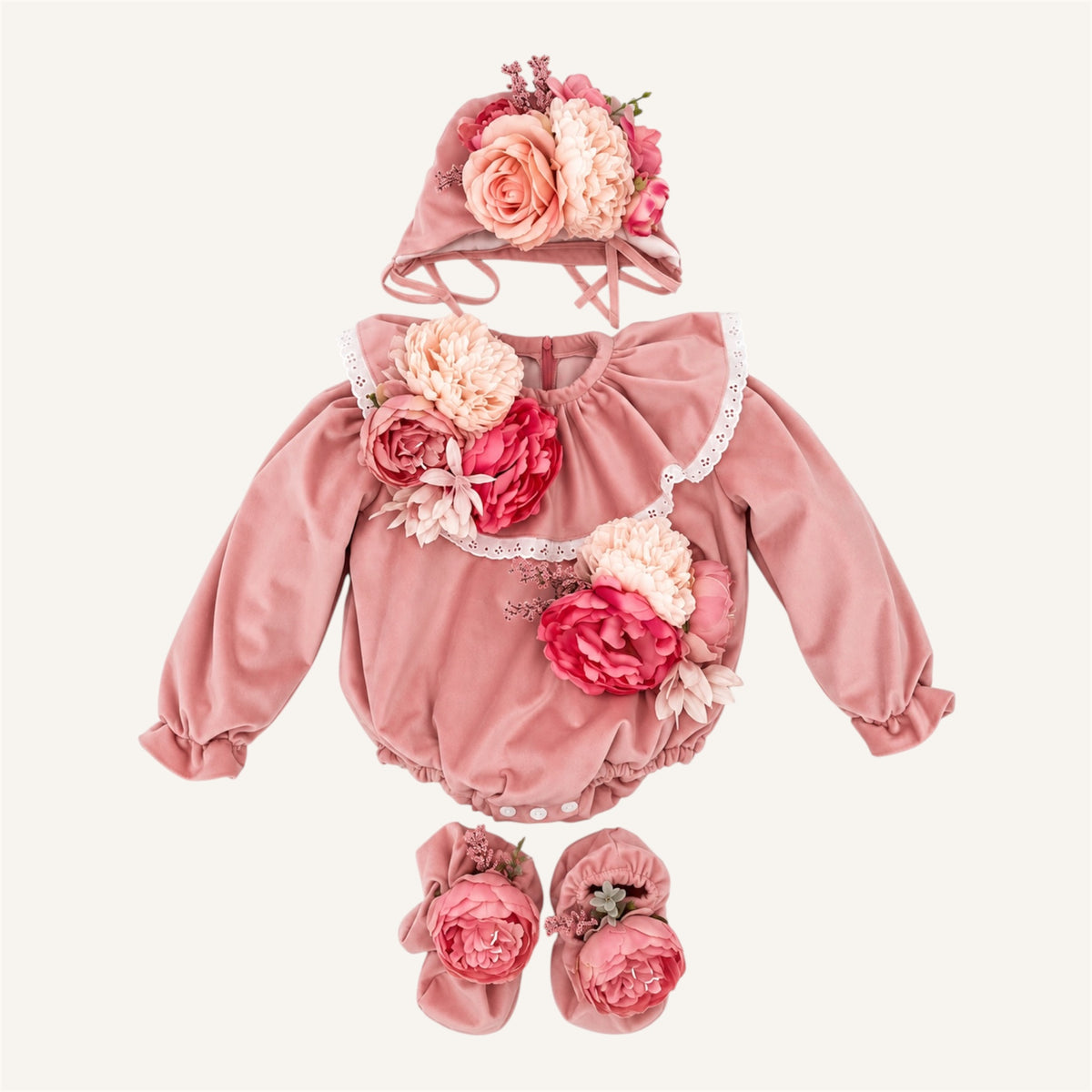 Pagliaccetto flower rosa