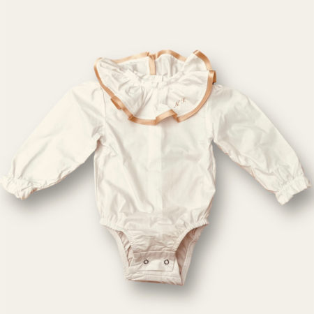 Camicia con bordino in seta