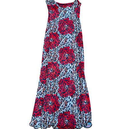 Abito mare leopard & floreal mamy