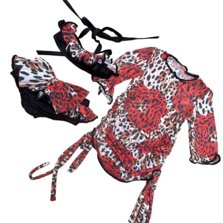 Abito mare leopard (0-5anni)