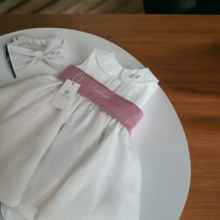 Abito in Lino con cintura personalizzata