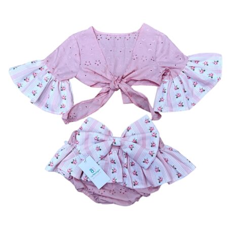Completo mare top con costume