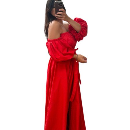 Abito lungo in sangallo