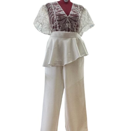 Maglia in tulle onda