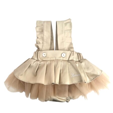 Culotte in cotone personalizzata in tulle mano seta