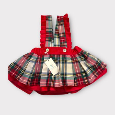 Culotte in tartan e velvet