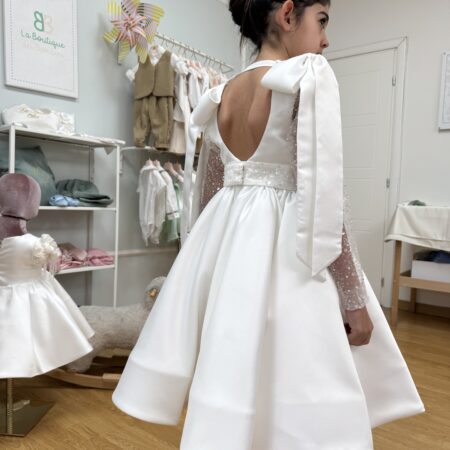 Abito da comunione con perline