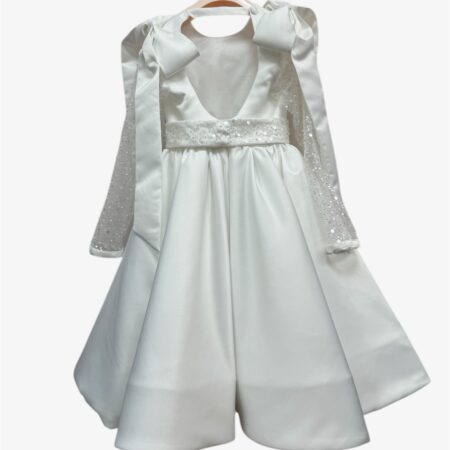 Abito da comunione con perline