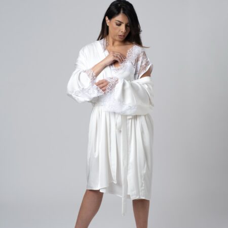 Kimono bride con sottoveste