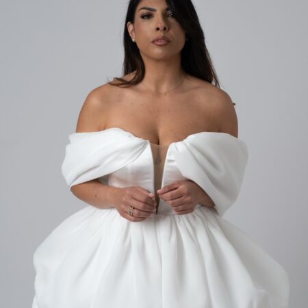 Abito organza e chiffon