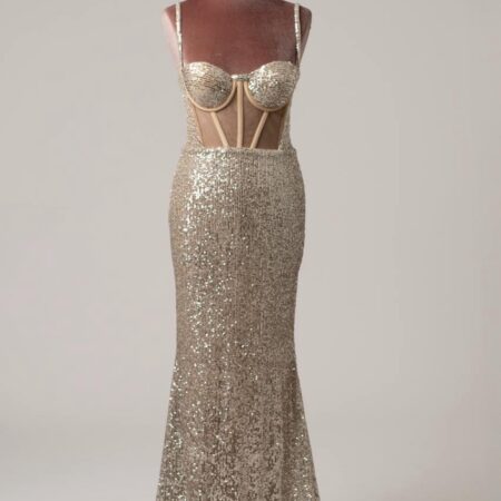 Abito sirena paillettes