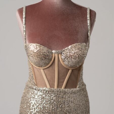Abito sirena paillettes