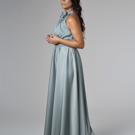 Coordinato mamma figlio in verde salvia