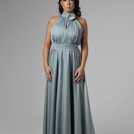 Coordinato mamma figlio in verde salvia