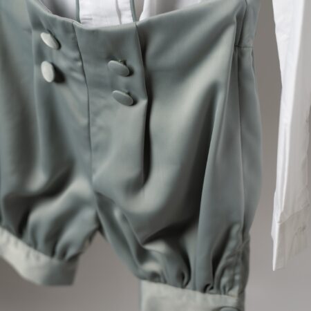 Coordinato mamma figlio in verde salvia