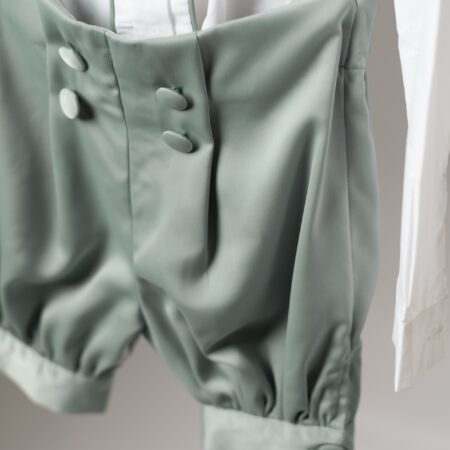 Coordinato mamma figlio in verde salvia