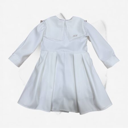 Abito in crepe con dettaglio il collo