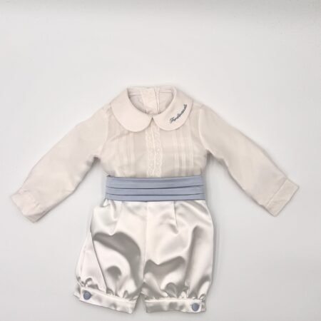 Completo in organza e seta