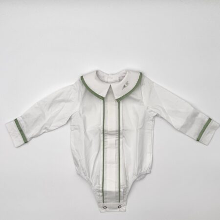 Completo in mikado verde salvia